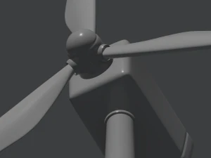 Wind Turbine 3D Model