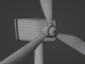 Wind Turbine 3D Model