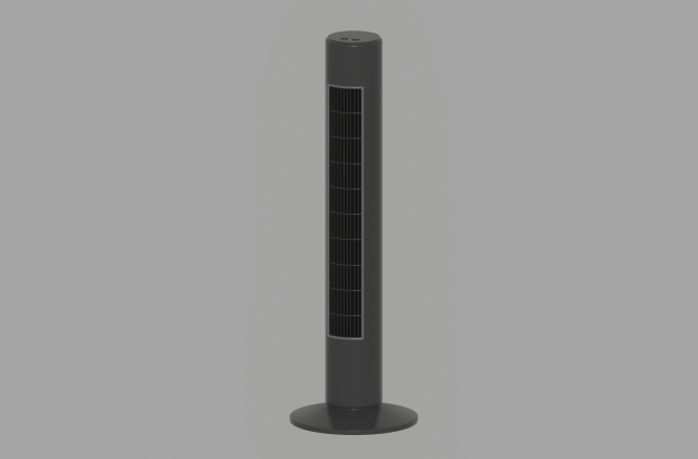 Tower Fan 3D Модель .c4d .max .obj .3ds .fbx .stl .blend 
