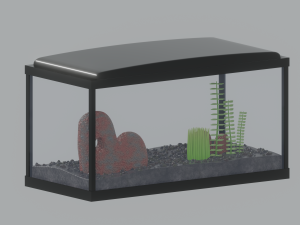 Aquarium Fish Tank Model 3D