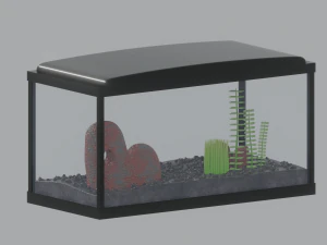 Aquarium Fish Tank 3D Model