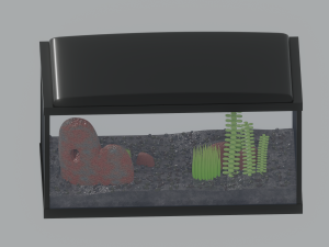 Aquarium Fish Tank Model 3D