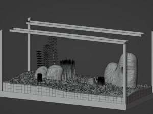 Aquarium Fish Tank Model 3D