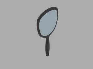 Hand Held Mirror 3D Model