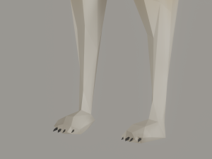 Wolf Low Poly 3Dモデル