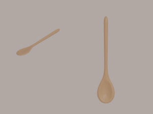 Big Wooden Spoon 3D 모델