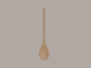 Big Wooden Spoon 3D Model