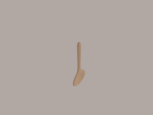 Big Wooden Spoon 3D Model