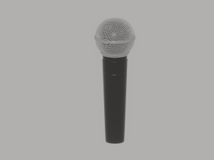 Vocal Microphone 3D Модель