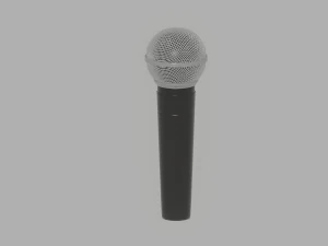 Vocal Microphone 3D Model