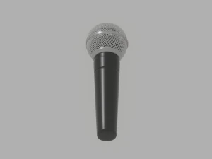 Vocal Microphone 3D Model