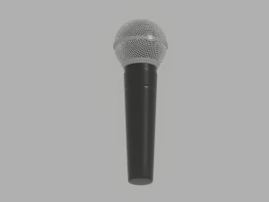 Vocal Microphone 3D Model