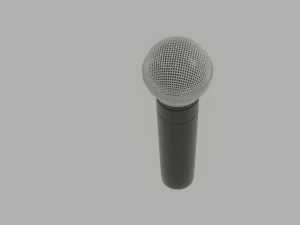Vocal Microphone 3D Model