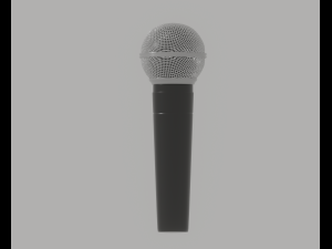 Vocal Microphone 3D Модель