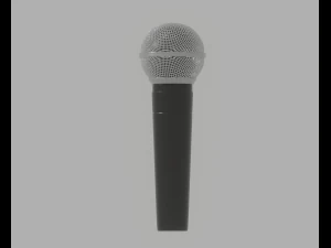 Vocal Microphone 3D Model