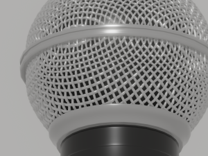 Vocal Microphone 3D Модель