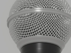 Vocal Microphone 3D Model