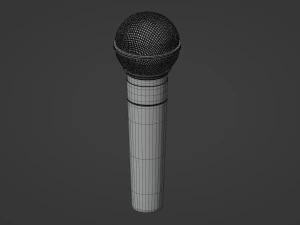 Vocal Microphone 3D Model