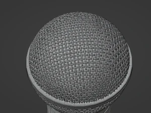 Vocal Microphone 3D Model