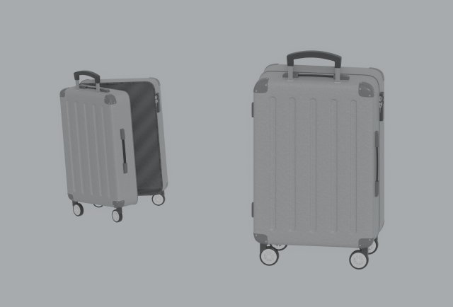 Luggage Suitcase Modelo 3D .c4d .max .obj .3ds .fbx .stl .blend 