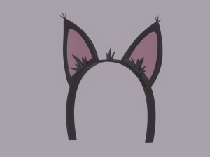 Cat Ears Headband 3D 模型