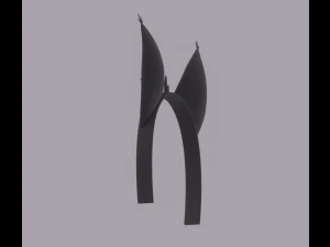 Пов'язка на голову з котячими вушками 3D Модель