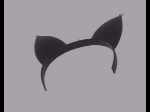 Cat Ears Headband 3D 模型