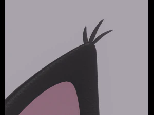 Пов'язка на голову з котячими вушками 3D Модель