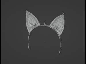 Cat Ears Headband 3D 模型