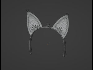 Cat Ears Headband 3D 模型