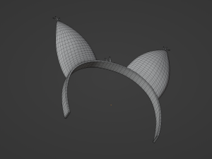 Cat Ears Headband 3D 模型