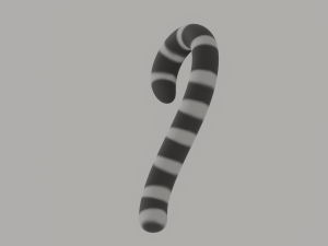 Ring Tailed Lemur Tail Model 3D