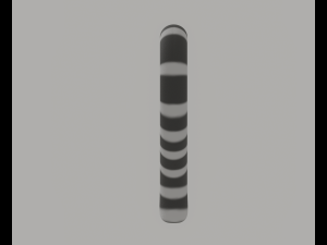 Ring Tailed Lemur Tail Model 3D