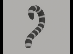 Ring Tailed Lemur Tail Model 3D