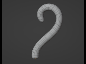 Ring Tailed Lemur Tail Model 3D