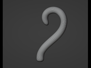 Ring Tailed Lemur Tail Model 3D
