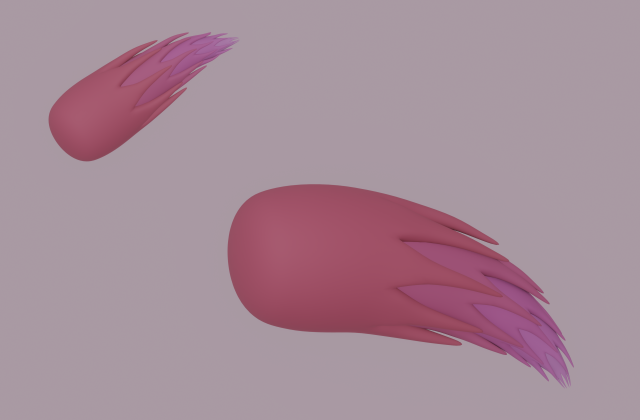 Furry Tail 3D Модель .c4d .max .obj .3ds .fbx .stl .blend 