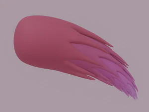 Futrzany Ogon Model 3D