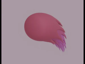 Futrzany Ogon Model 3D