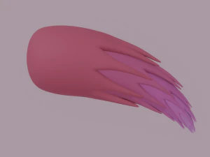 Futrzany Ogon Model 3D