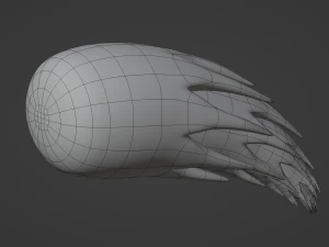 Futrzany Ogon Model 3D