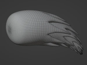 Futrzany Ogon Model 3D