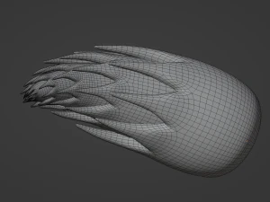 Futrzany Ogon Model 3D