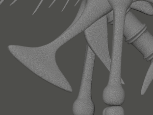 Tyrannosaurus Rex Fossil 3D Model