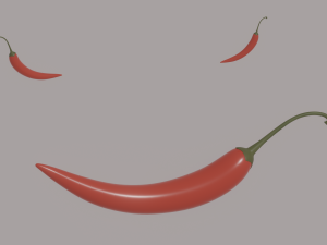 Hot Pepper 3D Model