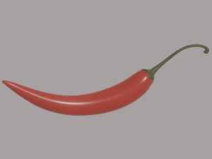 Hot Pepper 3D Model