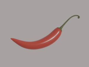 Hot Pepper Modello 3D
