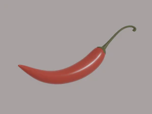 Hot Pepper 3D Model