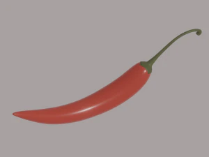 Hot Pepper 3D Model