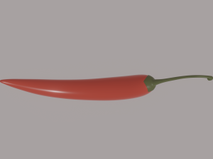 Hot Pepper Modello 3D